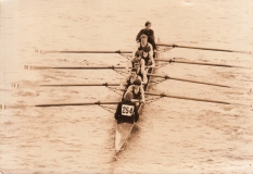 Rowing on the Thames at Chiswick ca.1966